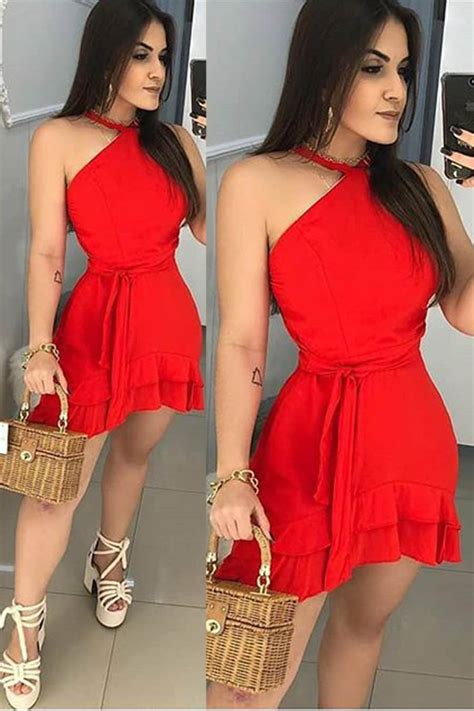 vestidos curtos decotados